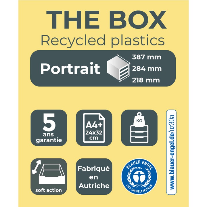 Produktbild Exacompta Selbstständige Schubladenboxen (A4+)