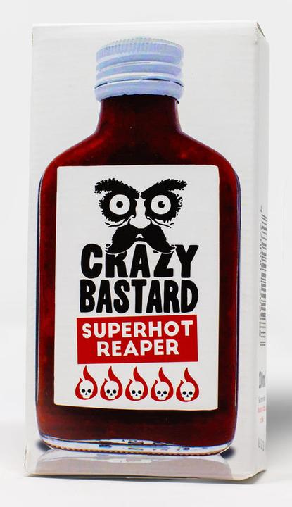 Immagine prodotto Crazy Bastard Sauce Superhot Reaper (100 ml) - Salsa piccante (270 g)