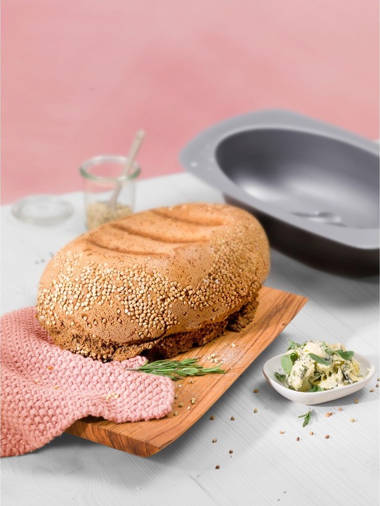 Produktbild Kaiser Inspiration Brotbackform oval 32cm Brotform für 750g-Brote Kastenform