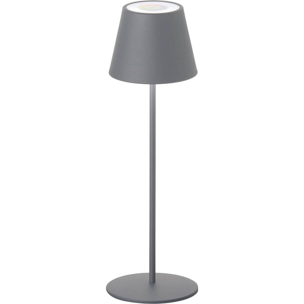 FHL easy, Gartenbeleuchtung, FHL Cosenza LED Akku-Outdoorleuchte USB 1,68W RGBW steuerbar dimmbar sandgrau IP44 850212 (...