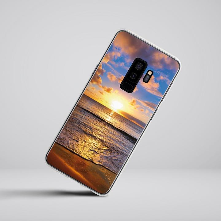 Actual product image DeinDesign Silikon Hülle für Samsung Galaxy S9 Plus Duos Handyhülle Case Smartphone Schutzhülle Meer (Samsung Galaxy S9+)