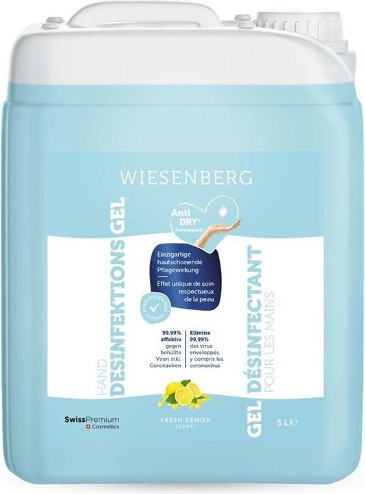 Produktbild Wiesenberg Hand Desinfektionsgel Fresh Lemon Gel (5000 ml)