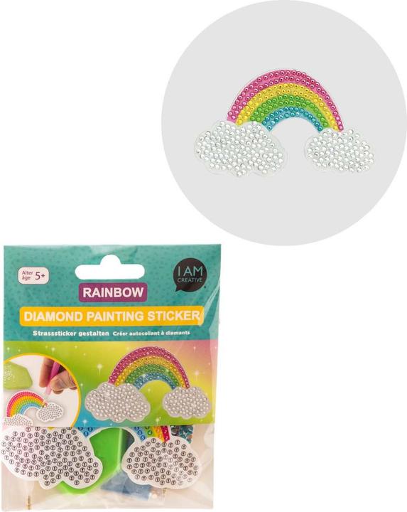 Actual product image I Am Creative Diamond Painting Patch, Regenbogen