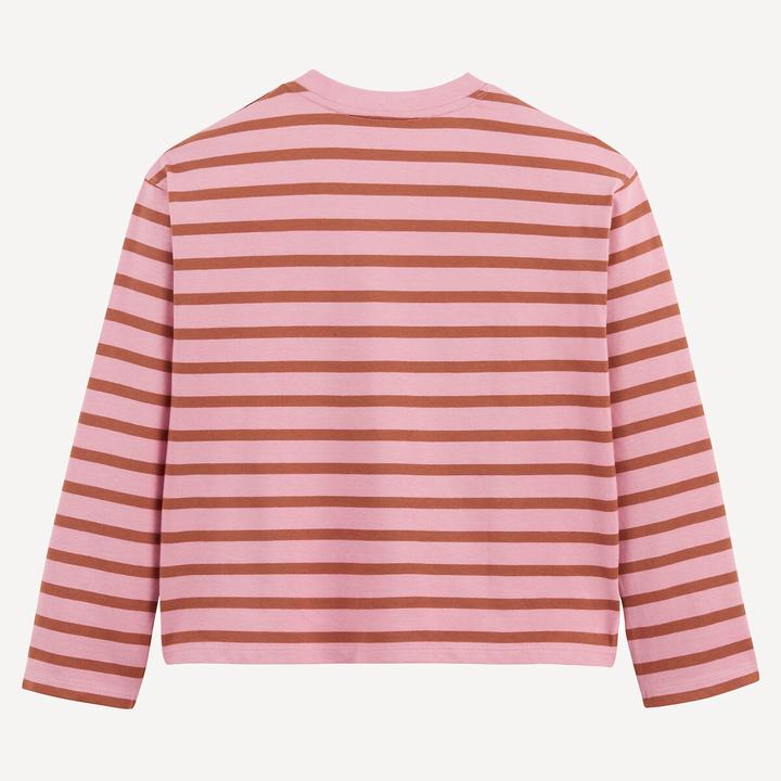 Produktbild La Redoute Collections Gestreiftes Langarmshirt (140)