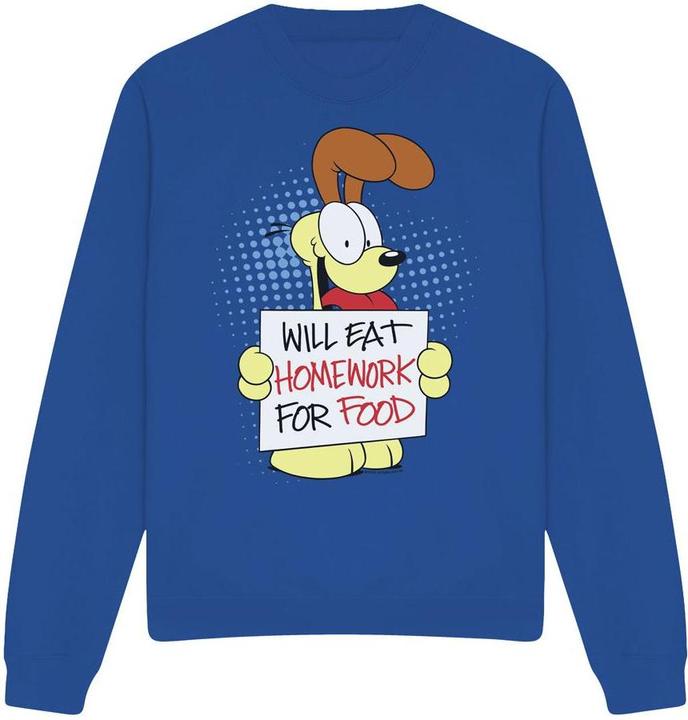 Immagine prodotto Garfield Will Eat Homework Felpa Adulto Unisex (L)