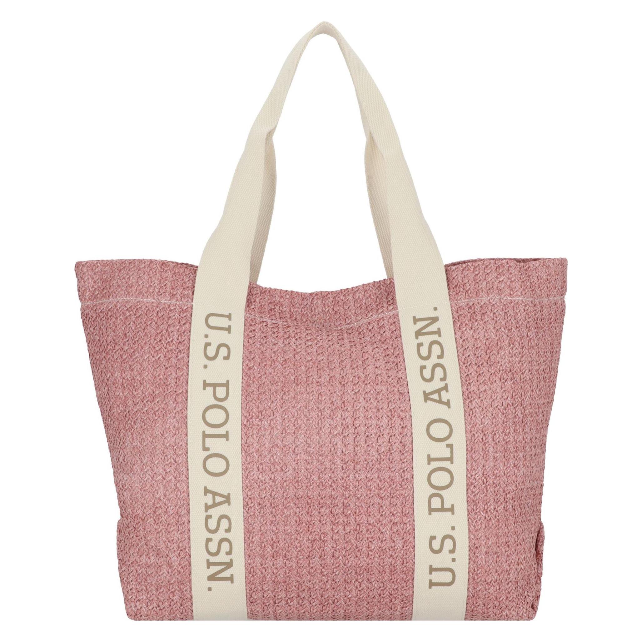 U.S. Polo, Tasche, Straw 03 Shopper Tasche L 38 Cm, Rosa, (19 l)