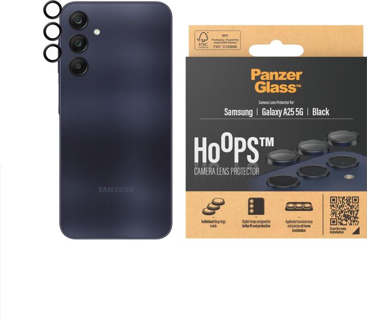 Actual product image PanzerGlass Hoops Camera Lens Protector (1 Piece, Samsung Galaxy A25)