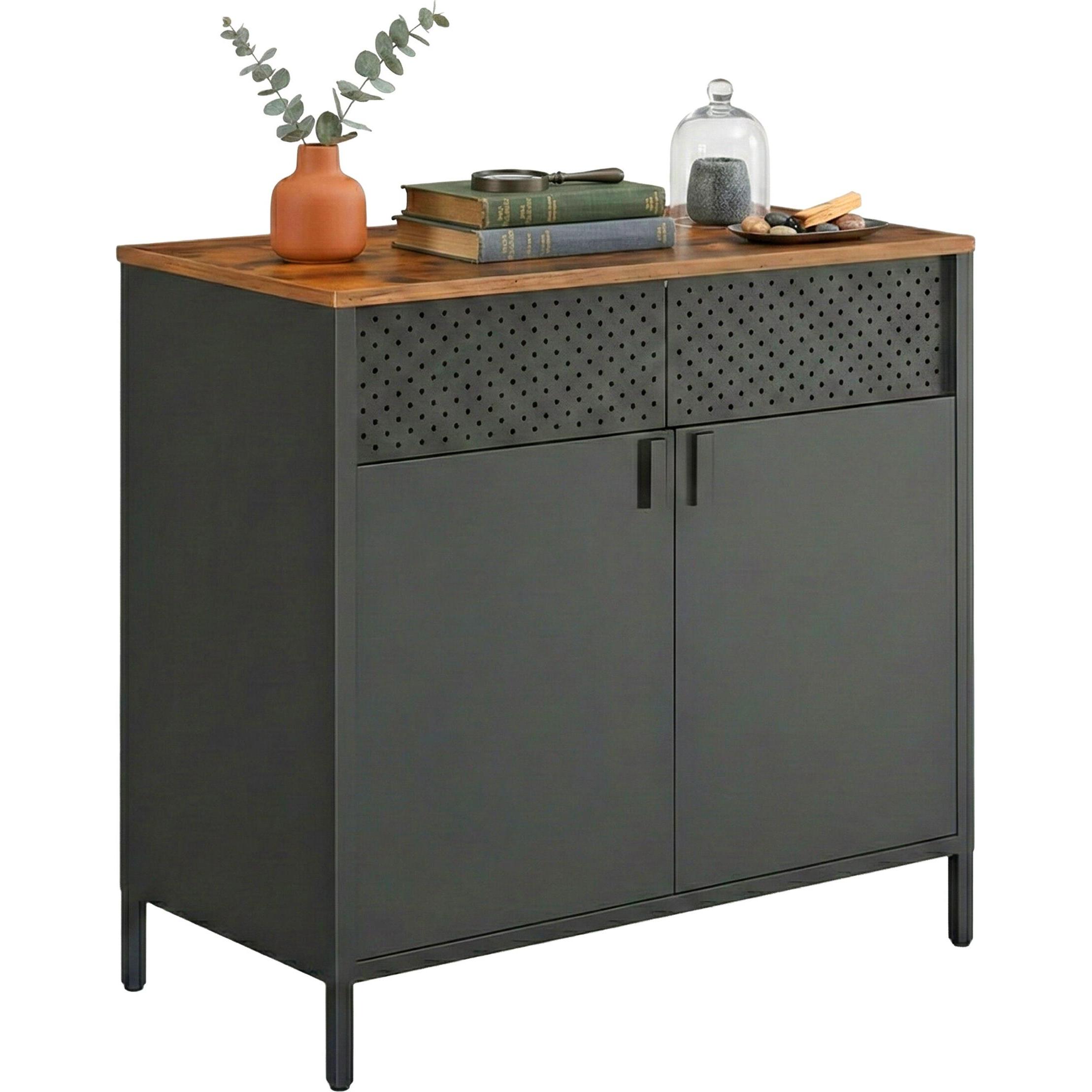 Relaxdays, Armadietto ufficio, armadio acciaio (80 x 40 x 77 cm)