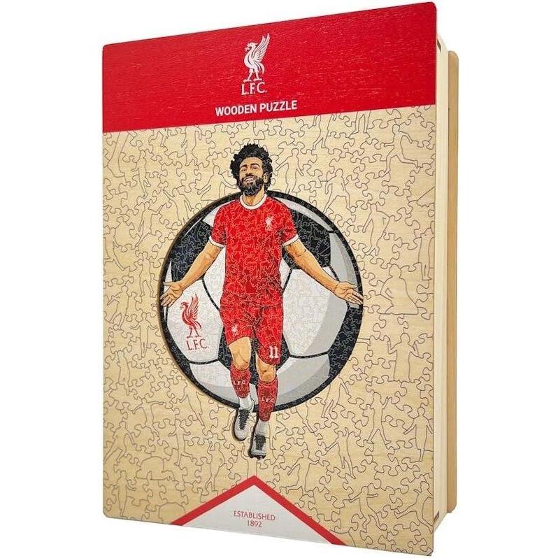 Iconic Liverpool FC - Mo Salah - Holz Puzzle Grösse S (150 Teile) (150 Teile) (LFCSALAHS)