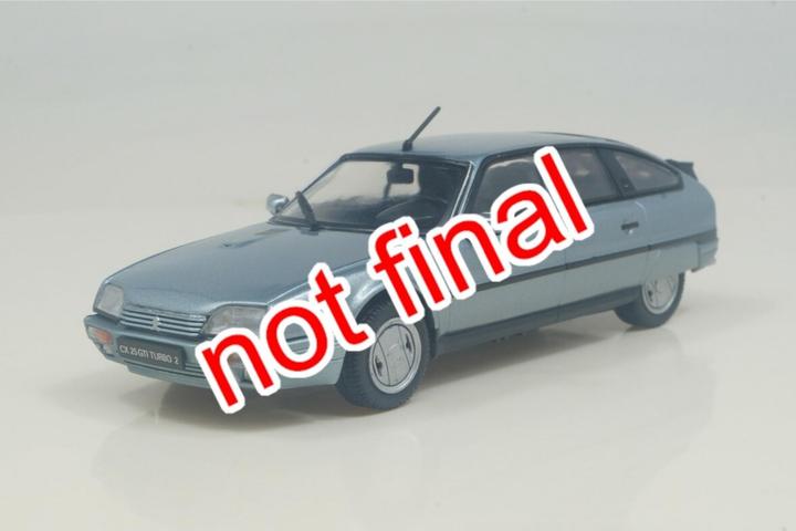 Produktbild Solido 1:43 Citroën CX GTI Turbo II blau
