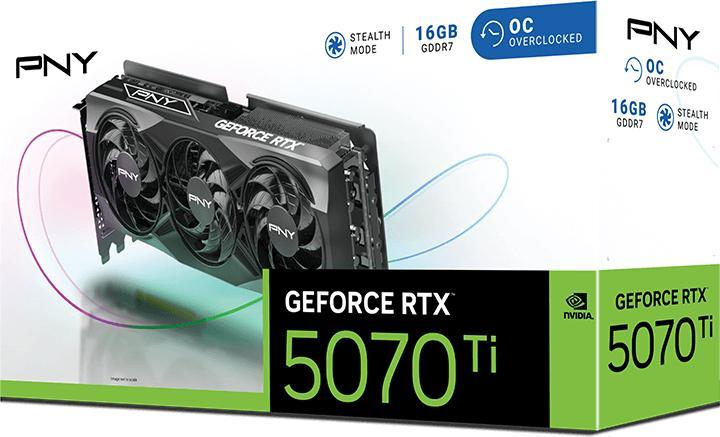 Immagine prodotto PNY GeForce RTX 5070 Ti OC (16 GB)