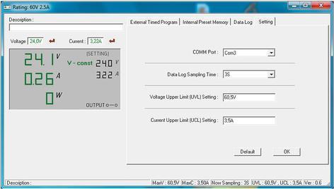 Produktbild Manson Labornetzgerät HCS- 3204 (1-60 V / 0 -5 A) mit