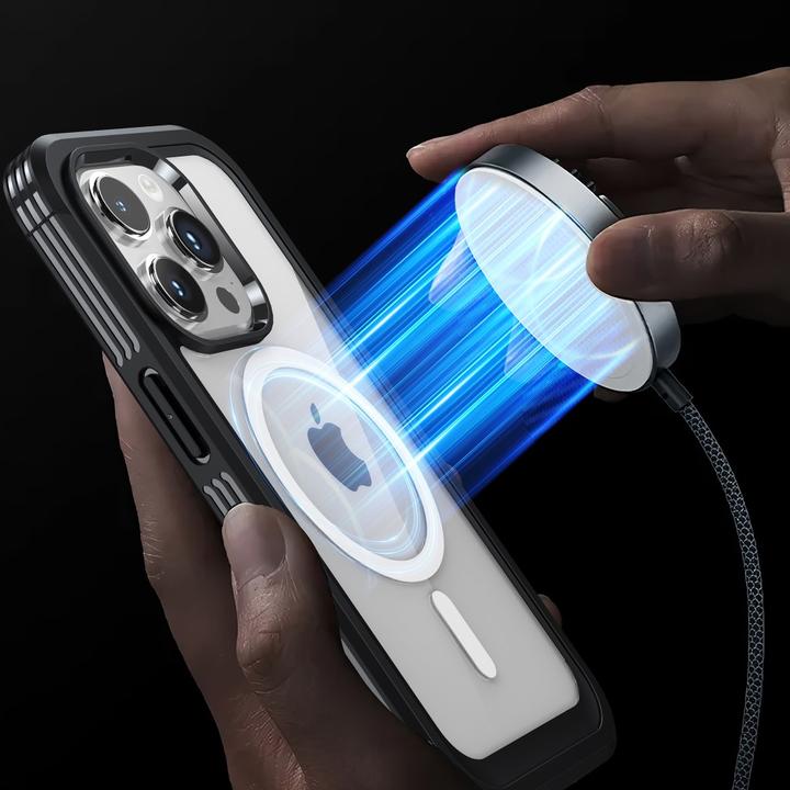 Actual product image Ueli Express 2 in 1 iPhone 15 Hybrid MagSafe Case with Bulletproof Glass Display Protection (Apple iPhone 15)