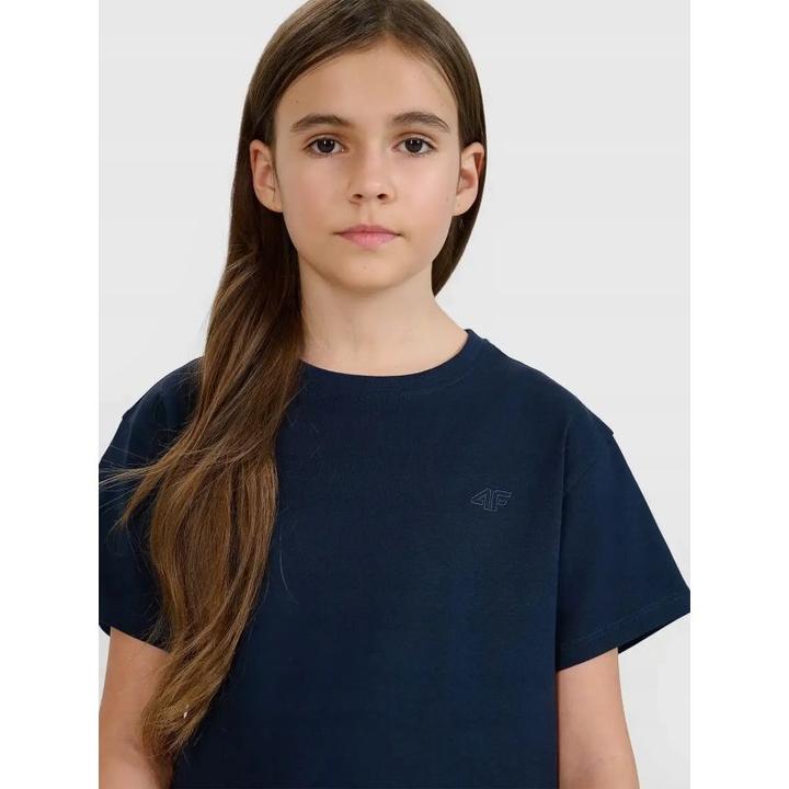 Produktbild 4F schlichtes Mädchen-T-Shirt (152)