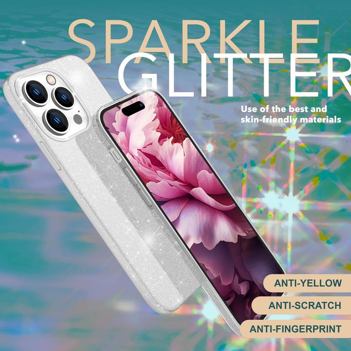 Actual product image Nalia Glitter cover (Apple iPhone 15 Pro)