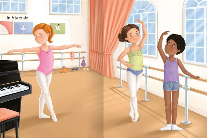 Produktbild Erstes Stickern Anziehpuppen – Ballett