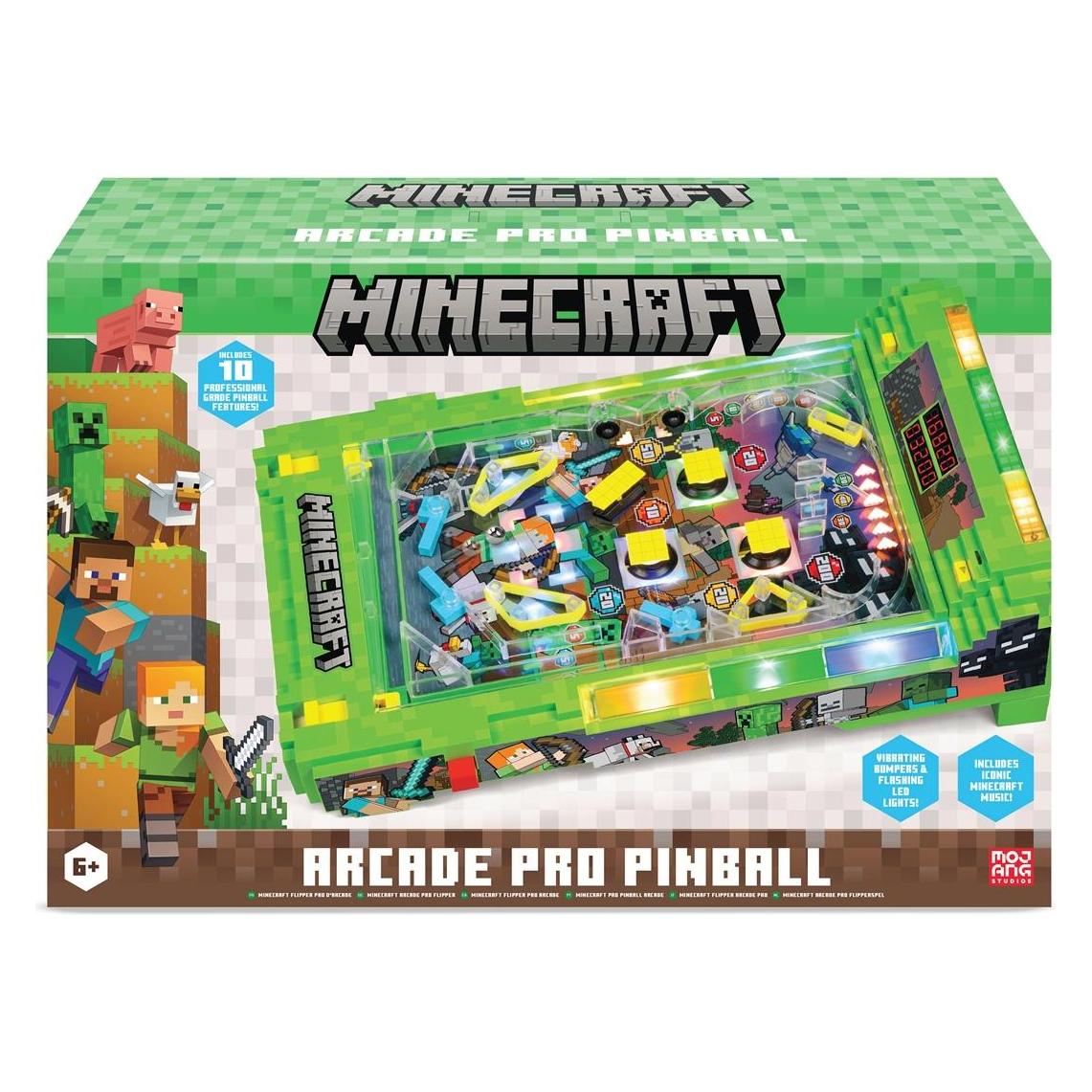 Jensen Minecraft Arcade Pinball Overworld, Retro Gaming, Mehrfarbig