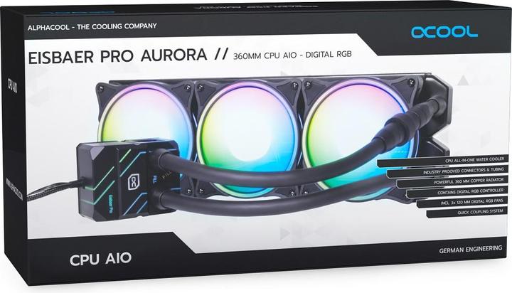 Actual product image Alphacool Eisbaer Pro Aurora 360