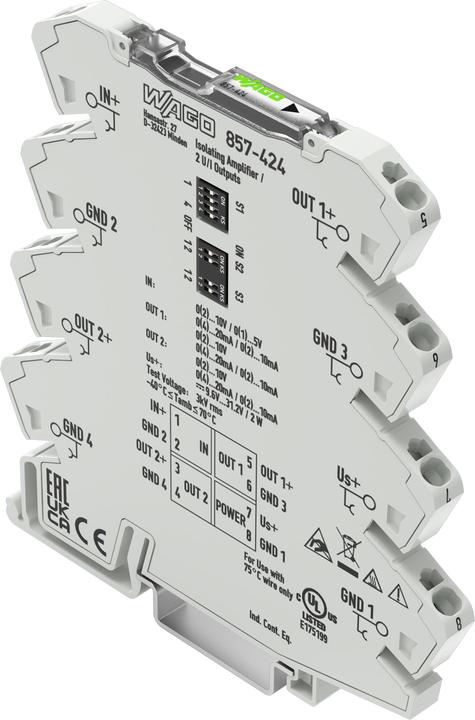 Wago Kontakttechnik JUMPFLEX-Messumformer 857-424