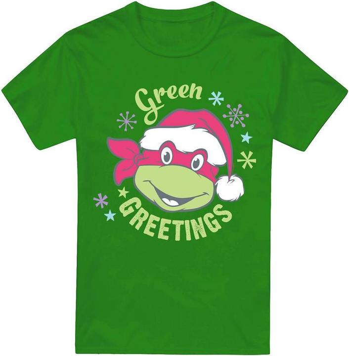 Produktbild Teenage Mutant NT Green Greetings For Christmas TShirt (3XL)