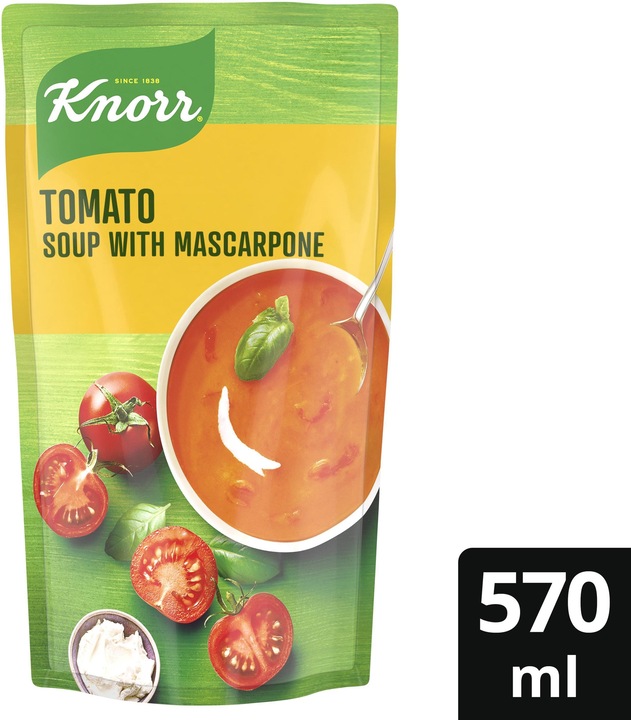 Produktbild Knorr Tomatencremesuppe mit Mascarpone (570 ml)