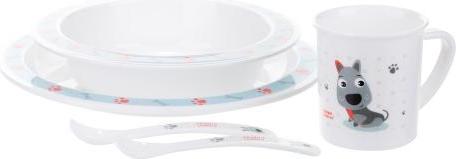 Actual product image Canpol BABIES plastic vessel and Tool set CUTE IMALS, 4/401 blu