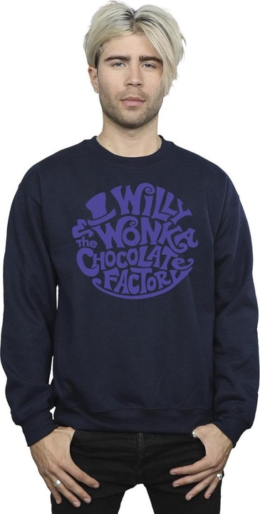 Produktbild Willy Wonka & the Chocolate Factory Typed Logo Sweatshirt (M)