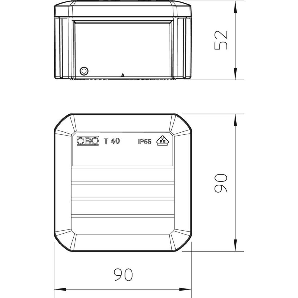 Thumbnail - OBO Bettermann, Abzweigdose, Kabelabzweigkasten xx52