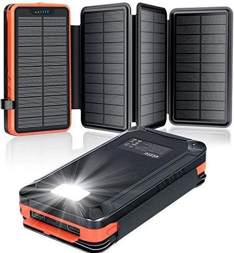 Image du produit Elzle Banque de puissance solaire (26800 mAh, 25 W, 99.16 Wh)