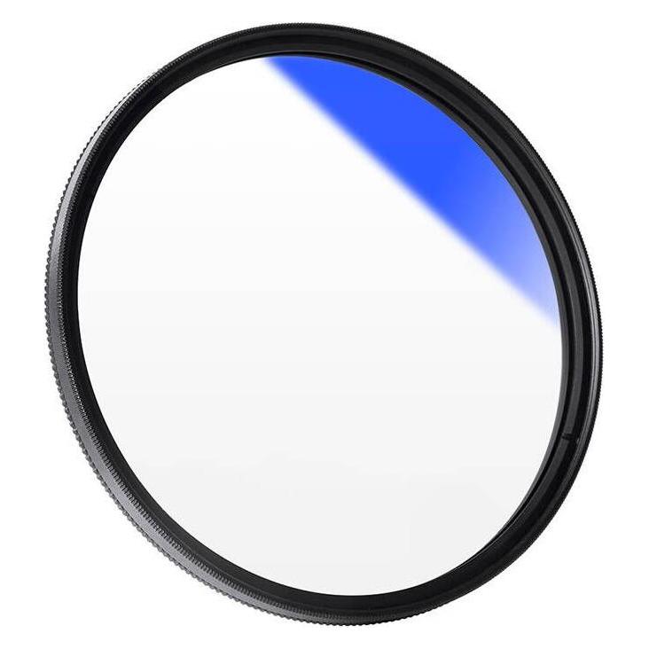 K&F Concept Filter 82 Mm Blauw Gecoat Cpl Mc KU12 (82 mm, Polarisatiefilter), Lensfilter, Blauw
