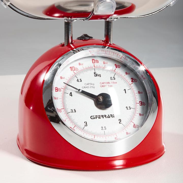 Produktbild G3 Ferrari Aska, Edelstahl Arbeitsplatte Rund Mechanische Küchenwaage