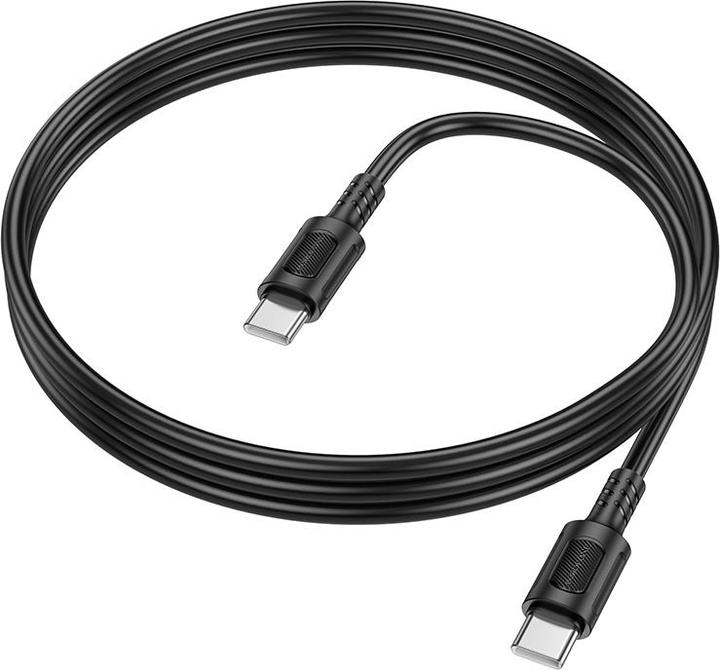 Immagine prodotto Borofone - Data Cable Feliz Series (BX111) - Type-C to Type-C, PVC, Universal, 60W, 2.4A, 1m - Black (1 m, 60 W)