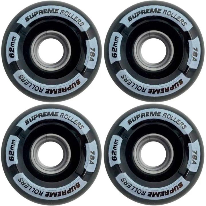 Actual product image Supreme Rollers Quad (x4) (62 mm)