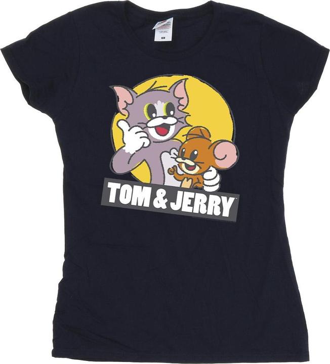 Tom & Jerry Sketch Logo TShirt (S)