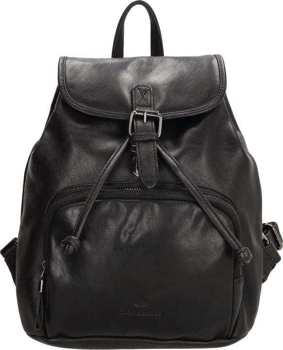 Actual product image Hide & Stitches Micmacbags Everyday Backpack - Black - Leather