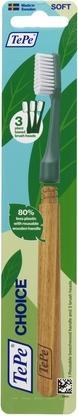 Produktbild TePe Choice Toothbrush Soft Green 1pc Wooden Handle 3pcs Brush Heads (Weich, 1 x)