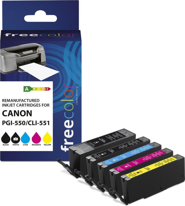 Produktbild Freecolor Tinte PGI-550 / CLI 551 Multipack Color (Color)