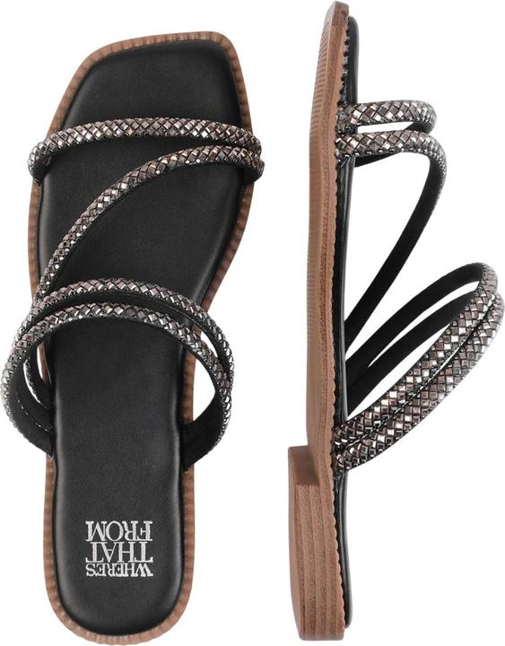 Produktbild Where's That From Strassbesatz Sandalen mit Trägern Flach (39)