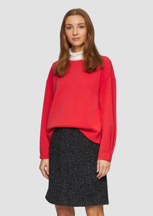 Immagine prodotto S.Oliver Sweatshirt Scuba-Sweatshirt aus Modalmix mit Faltendetail (44)