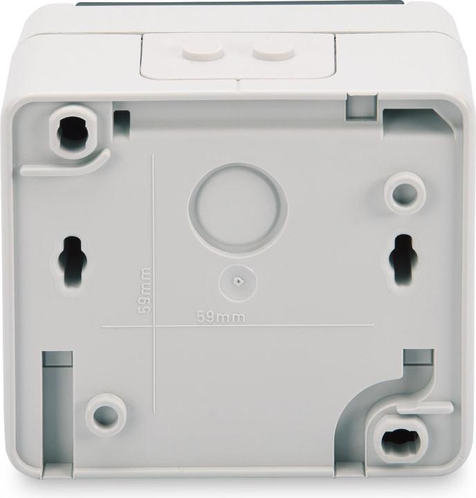Image du produit Digitus Boîte de jonction de données pour modules Keystone IP44 en saillie avec couvercle rabattable Insert (Accessoires pour câbles)