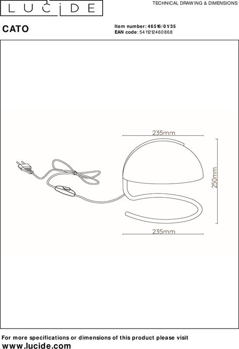 Actual product image Lucide Table lamps (E27)