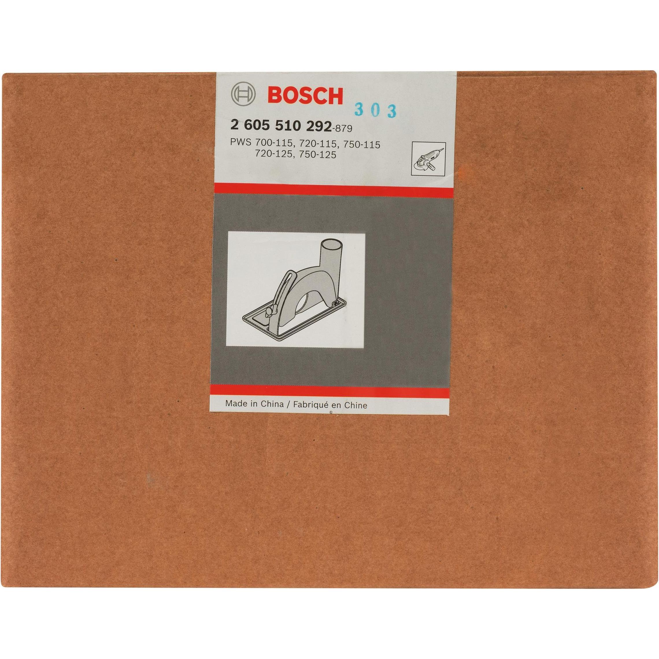 Thumbnail - Bosch Professional Zubehör, Zubehör Maschine, Führungsschlitten mit Absaugstutzen zum Trennen, werkzeuglos, 115 / 125 mm...