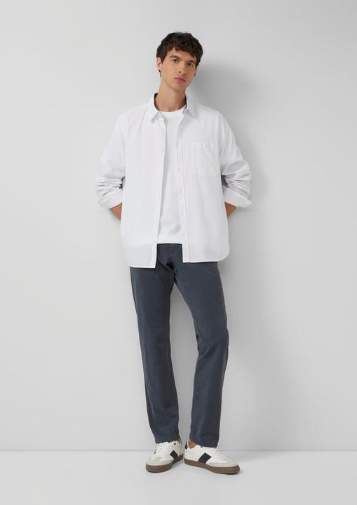 Immagine prodotto s.Oliver Hemd Regular Fit: Baumwollhemd mit Struktur und Brusttasche (S)
