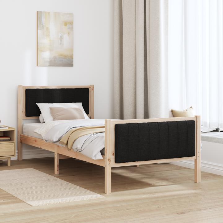 Actual product image vidaXL Plattformbettgestell (90 x 200 cm)