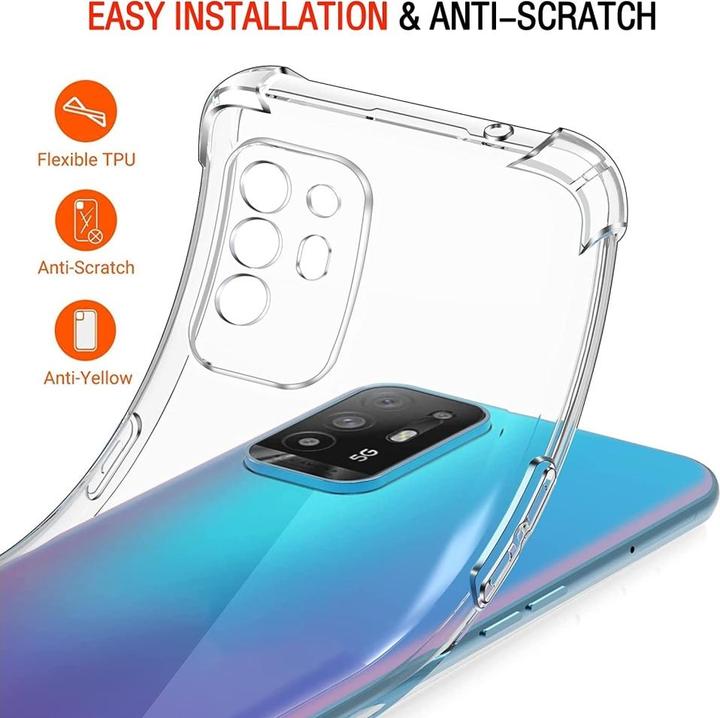 Actual product image Screenguard Oppo A94 5G Case Crystal Soft Airbag Bumper (Oppo A94 5G)