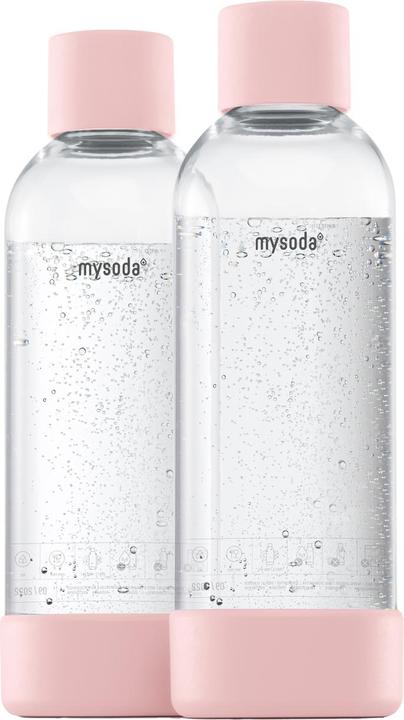 Immagine prodotto Mysoda Bottiglia PET 0,5L Bottiglia 2 confezioni Rosa Rosa