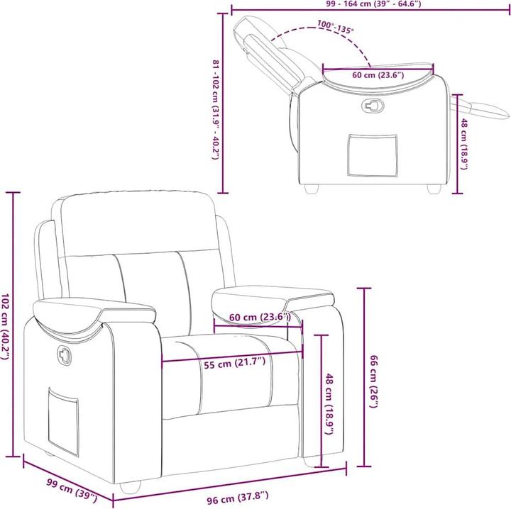 Produktbild vidaXL Relaxsessel