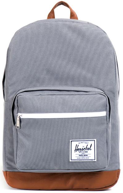Grey, Tan Synthetic Leather