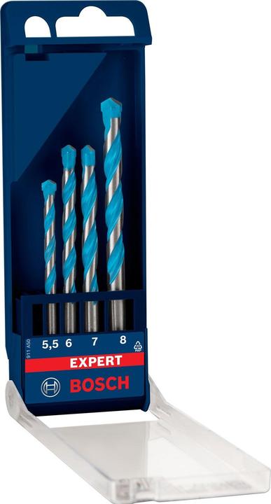 Produktbild Bosch Professional Zubehör EXPERT MultiConstruction CYL-9 Bohrer-Set, 5,5/6/7/8 mm, 4-tlg. (5.5, 6, 7, 8 mm)