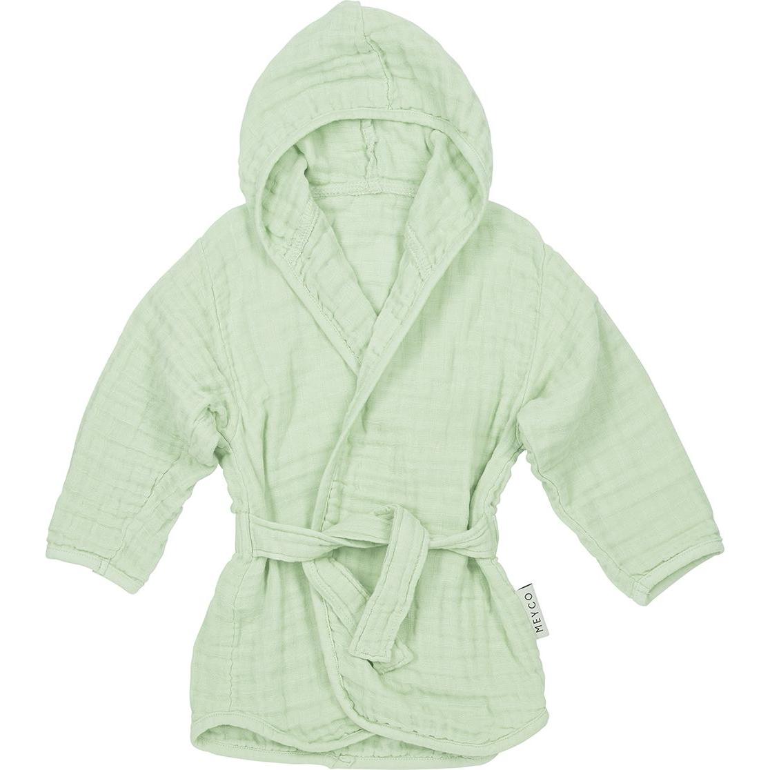 Meyco, Bademantel, hydrofiele Bademantel mt 86/92 pre-washed uni soft green (86, 92)